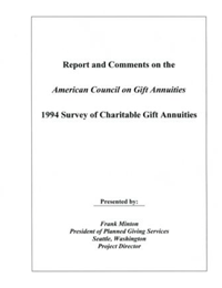 1994 ACGA Survey