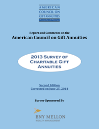 2013 ACGA Survey